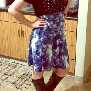 LuluRoe Acid Wash Skater Skirt